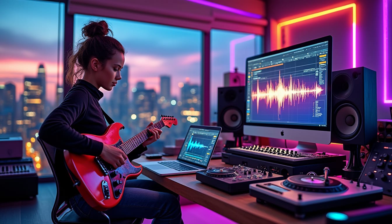 Harmonie Digitale : Comment la Technologie Révolutionne l'Industrie Musicale