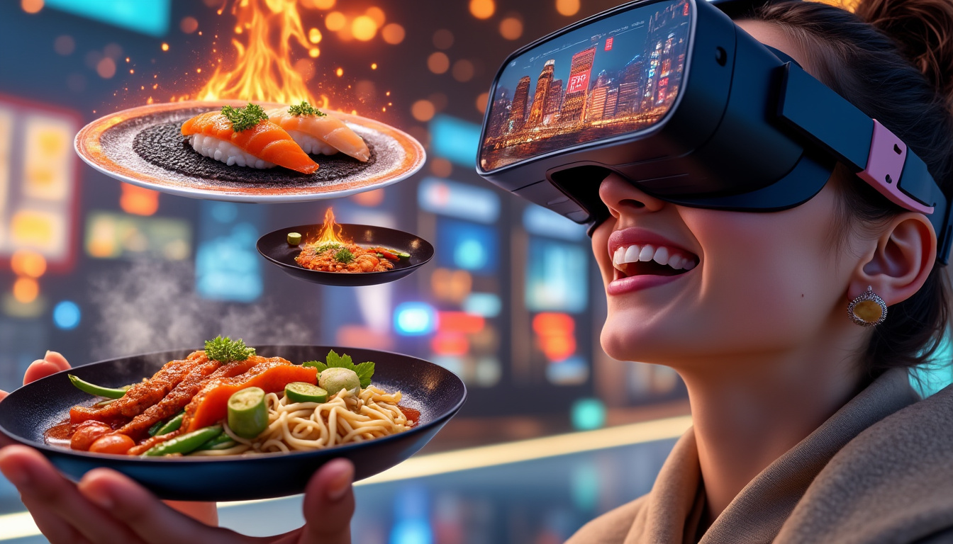 L'expérience immersive de la réalité virtuelle : une nouvelle dimension pour titiller nos papilles