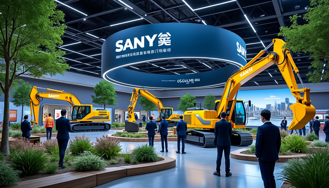 Sany dévoile ses innovations écologiques pour le bâtiment au bauma 2025