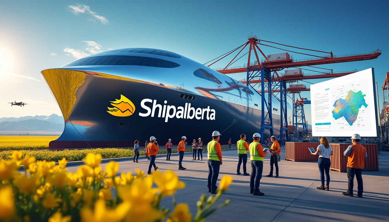 ShipAlberta dévoile une solution de transport révolutionnaire pour connecter les entreprises de l'Alberta au marché mondial