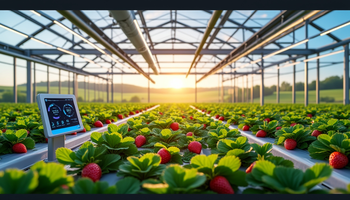 Technologie de Pointe : Les Fraises Françaises Sous Protection grâce à un Traitement aux UV