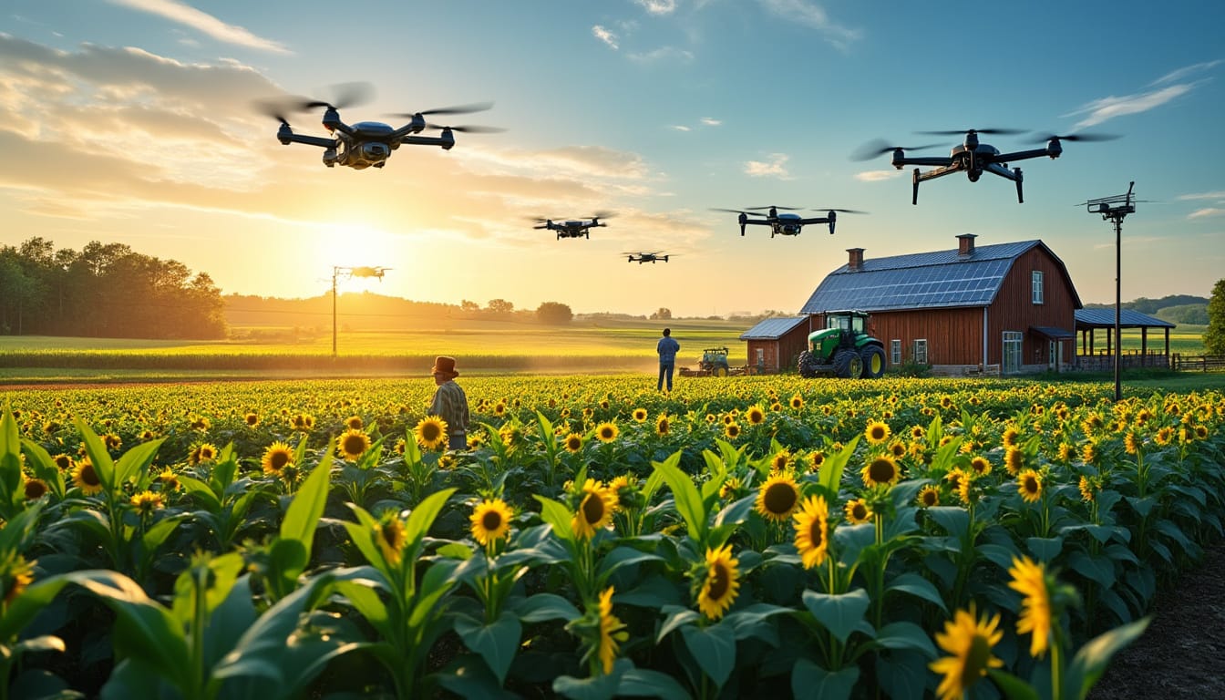 Révolution verte : L'essor des fermes connectées