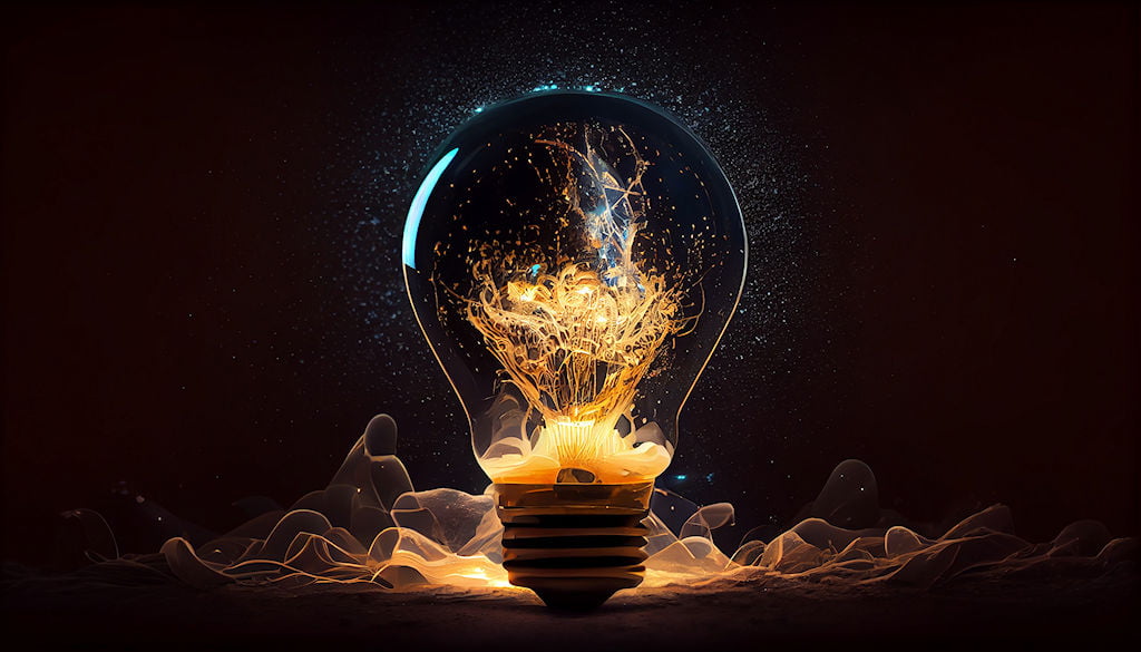 illustration article innovation une ampoule
